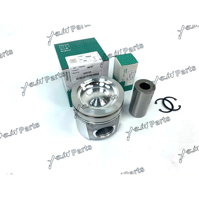6754-31-2110 Piston And Ring For Komatsu 6D107 SAA6D107E PC200-8