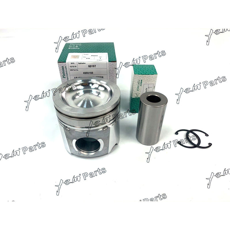 6754-31-2110 Piston And Ring For Komatsu 6D107 SAA6D107E PC200-8
